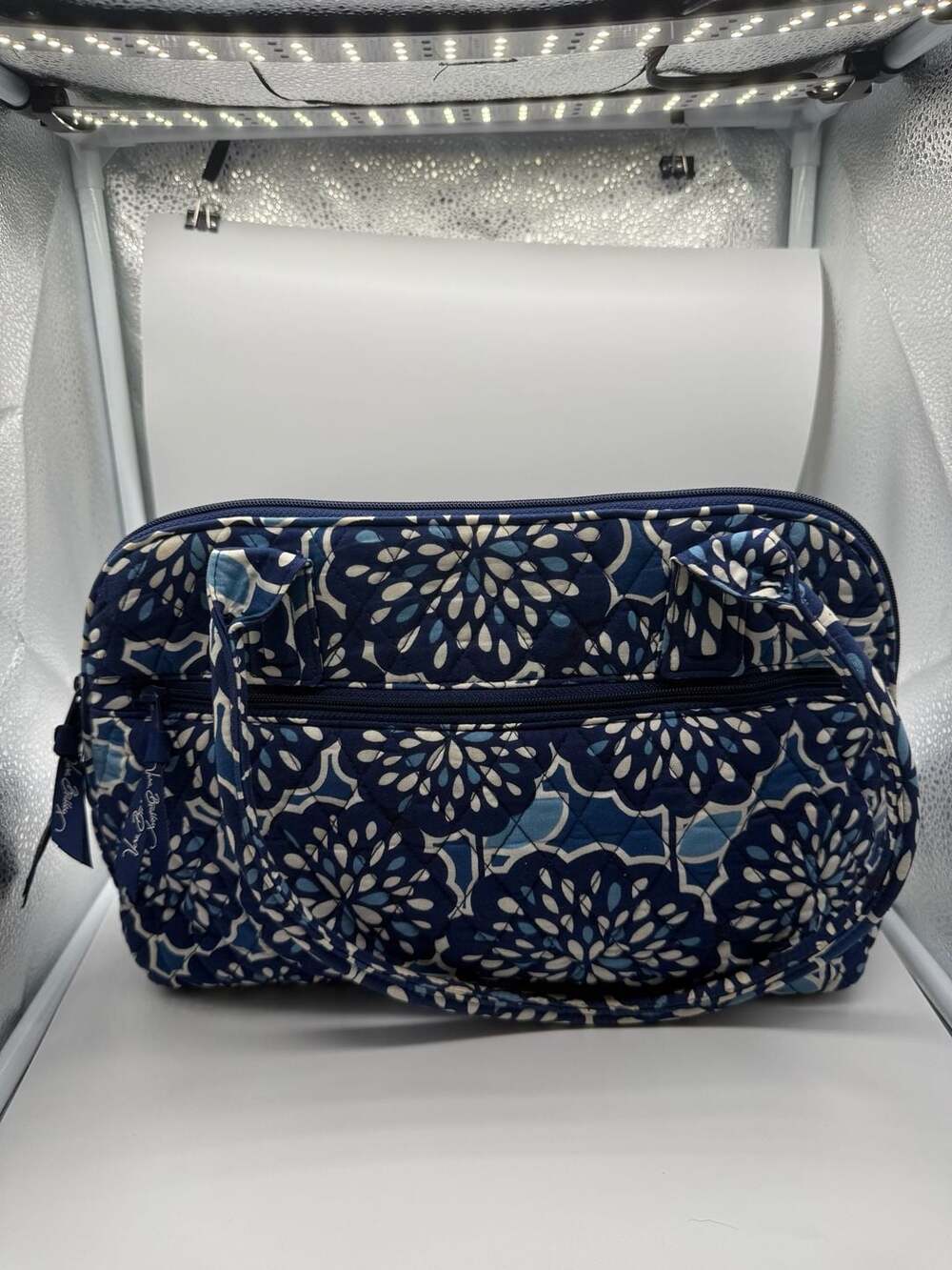 Vera Bradley Quilted Floral Pattern Shoulder Bag